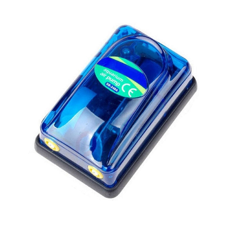 SOBO SB-348A Pompa ad aria per ossigeno per acquario con flusso regolabile a doppia uscita da 5 W, 5W Double Outlets SOBO SB-348A Pompa ad aria per ossigeno per acquario con flusso regolabile a doppia uscita da 5 W, 5W Double Outlets